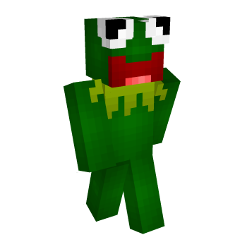 Green Kermit Minecraft Skin