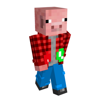 Animal Red Shirt Minecraft Skin