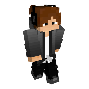 Headphones Boy Minecraft Skin