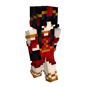 red dress minecraft skin Red Royal Dress - Base (Remake)