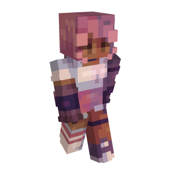 Aesthetic Pink Minecraft Skin