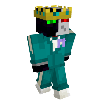 Cyan Ranboo Minecraft Skin