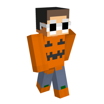 Sweater Pumpkin Minecraft Skin