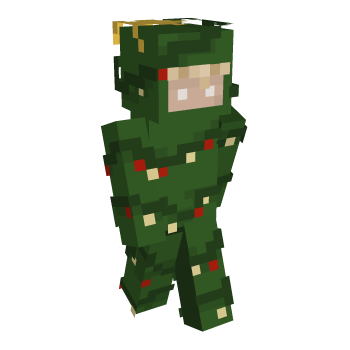 Red Christmas Minecraft Skin