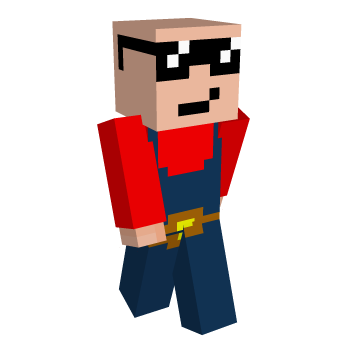 Sunglasses Belt Minecraft Skin