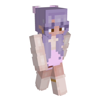 Lavender Cottagecore Minecraft Skin