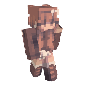 Bear Ears Brown Hair Minecraft Skin