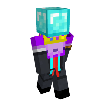 Holding Diamond Minecraft Skin