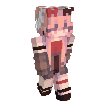 Wolf Tail Necklace Minecraft Skin