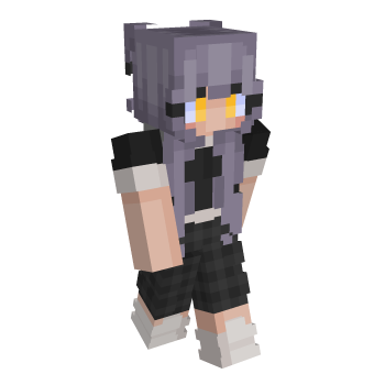 Grunge Girl Dark Minecraft Skin