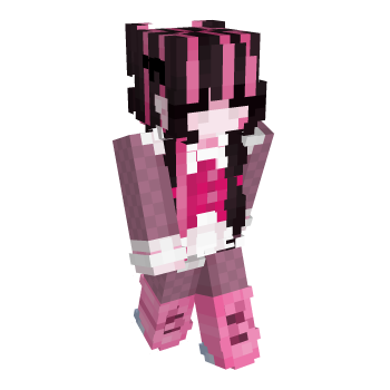 Girl Goth Minecraft Skin