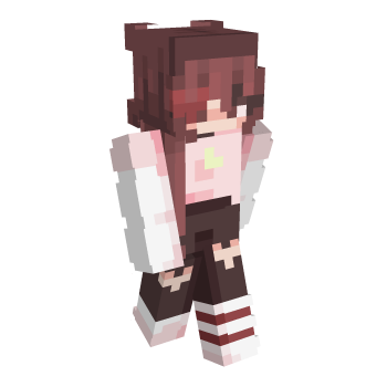 Red Teen Minecraft Skin