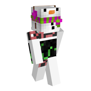 Headphones Scarf Minecraft Skin