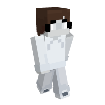 Gray Brown Hair Minecraft Skin