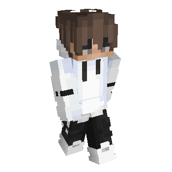 Hoodie Brown Hair Minecraft Skin