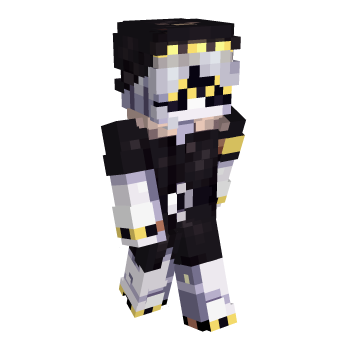 Male Hair Gray Minecraft Skin