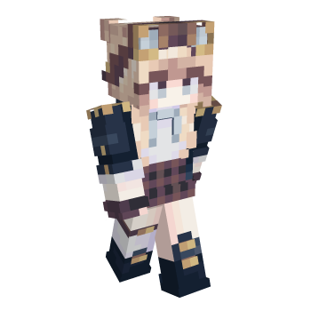 Schoolgirl Blue Minecraft Skin