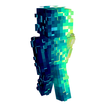 Blue Green Minecraft Skin
