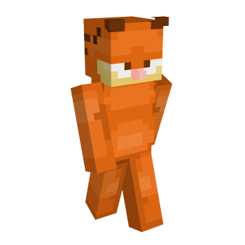 Fat Cat Garfield Minecraft Skin