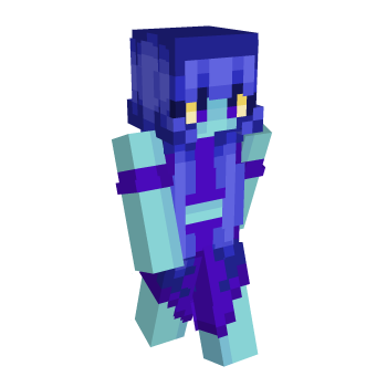 Hair Mermaid Minecraft Skin