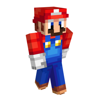 Mario Mario Bros Minecraft Skin