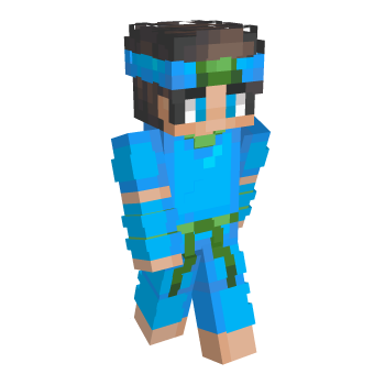 Fighter Blue Minecraft Skin