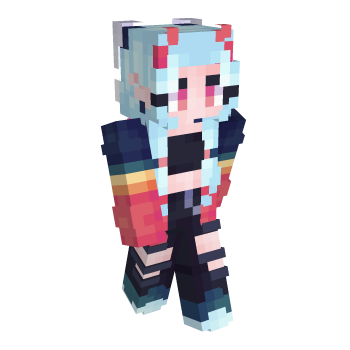 Birbmonthlyrc1 Neon Minecraft Skin