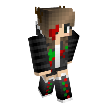 Christmas Girl Reindeer Minecraft Skin