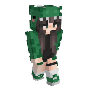 Girl Dino Minecraft Skin