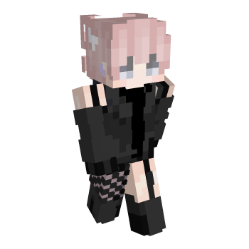 Femboy Fishnet Minecraft Skin - Laby