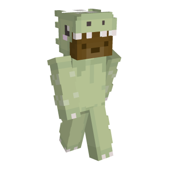 Dinosaur Onesie Minecraft Skin