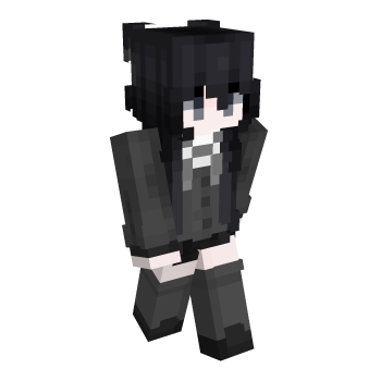 Slim Gray Minecraft Skin