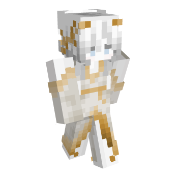 White Gold Minecraft Skin