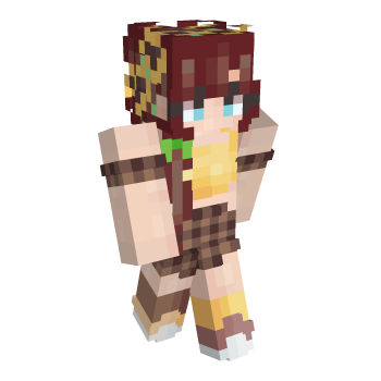 Sunflower Girl Minecraft Skin
