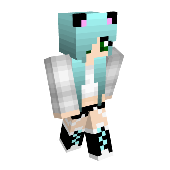 Blue Cat Minecraft Skin