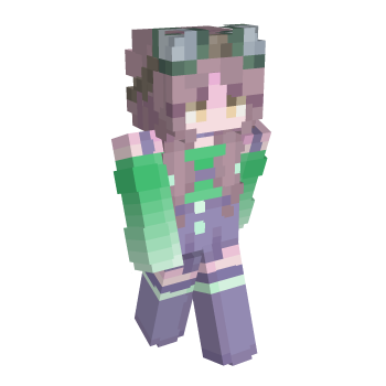 Goggles Green Long Sleeve Minecraft Skin