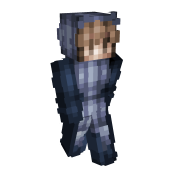 Light Blue Girl Minecraft Skin