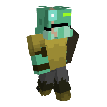 Captain Grime Amphibia Minecraft Skin