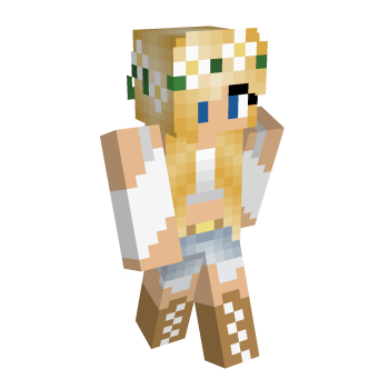 Royal Cheerleader Minecraft Skin