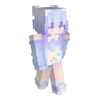 Cat Ears Girl Minecraft Skin