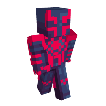Red Spiderman Minecraft Skin
