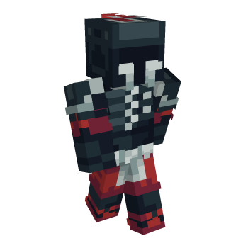 Red Silver Minecraft Skin
