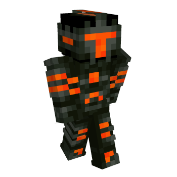 Volcano Warrior Minecraft Skin
