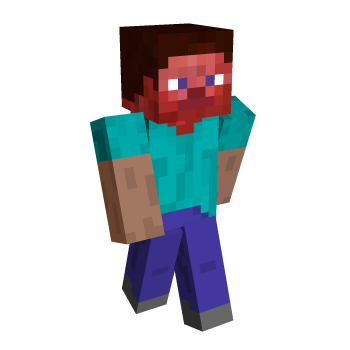 Hair Brown Minecraft Skin