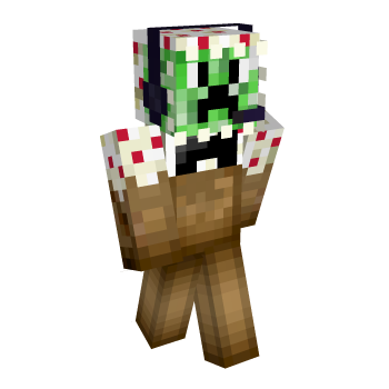 Creeper Cake Minecraft Skin