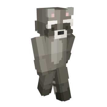 Rat Raccoon Minecraft Skin