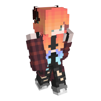 Water Orange And Blue Minecraft Skin