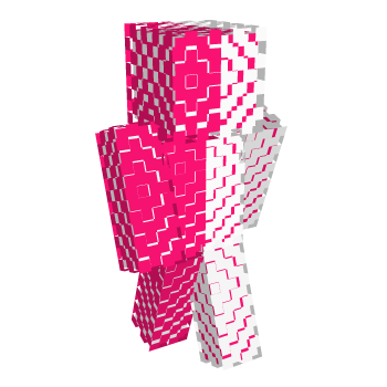 Trippy Pink Minecraft Skin