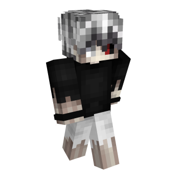 Kaneki Ken Minecraft Skin