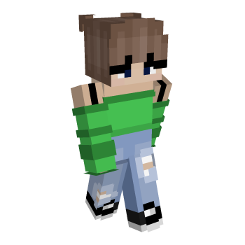 Ripped Jeans Short Hair Minecraft Skin
